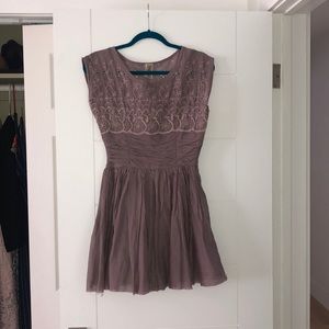 Free people Fit n Flare Mini Daisy cutout dress